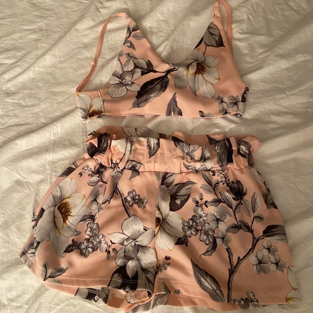 Floral two piece set